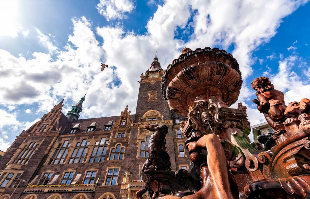 City hall in Wuppertal photographed with Canon 5D Mark II